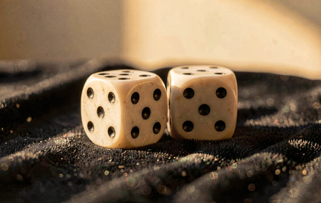 Terninger på fløjl