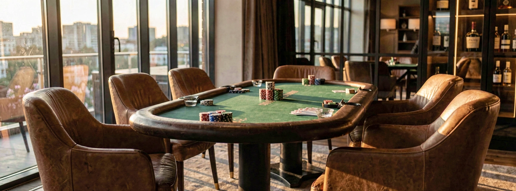 Privat Poker Lounge Atmosfære